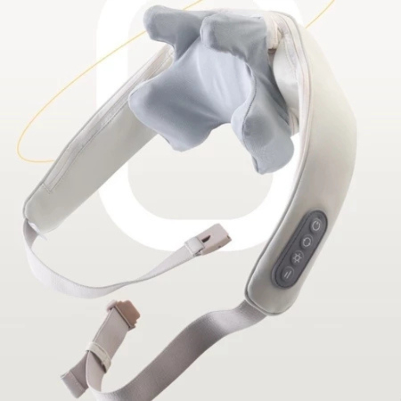 Massageador de Pescoço Colete Shiatsu Cervical Ombros Lombar