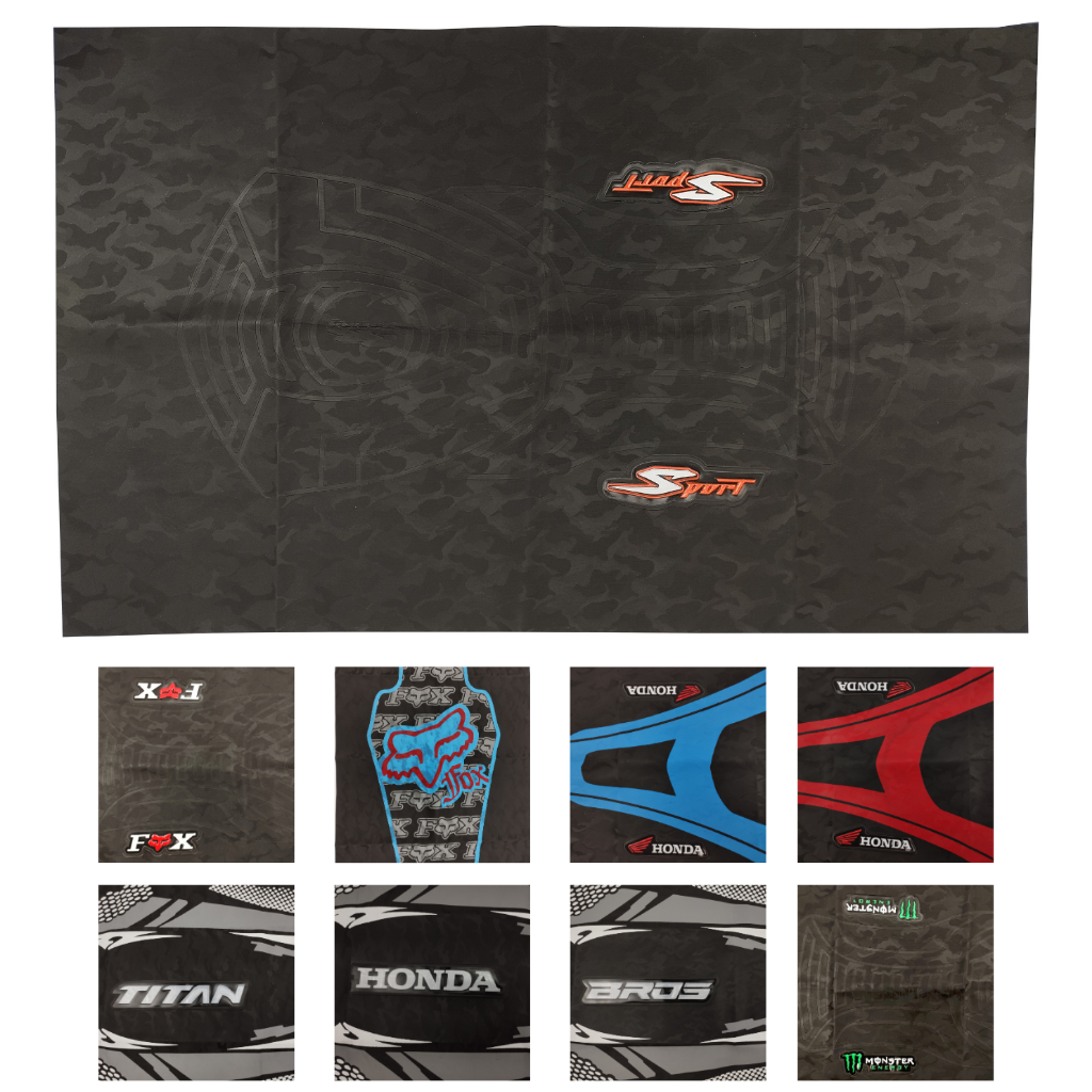 Capa Do Banco Emborrachada 3D Camuflada Honda Cg 125/150/160 Fan/Titan/Start / Xl 250 / Xlx 250 / Strada / Cbx 200