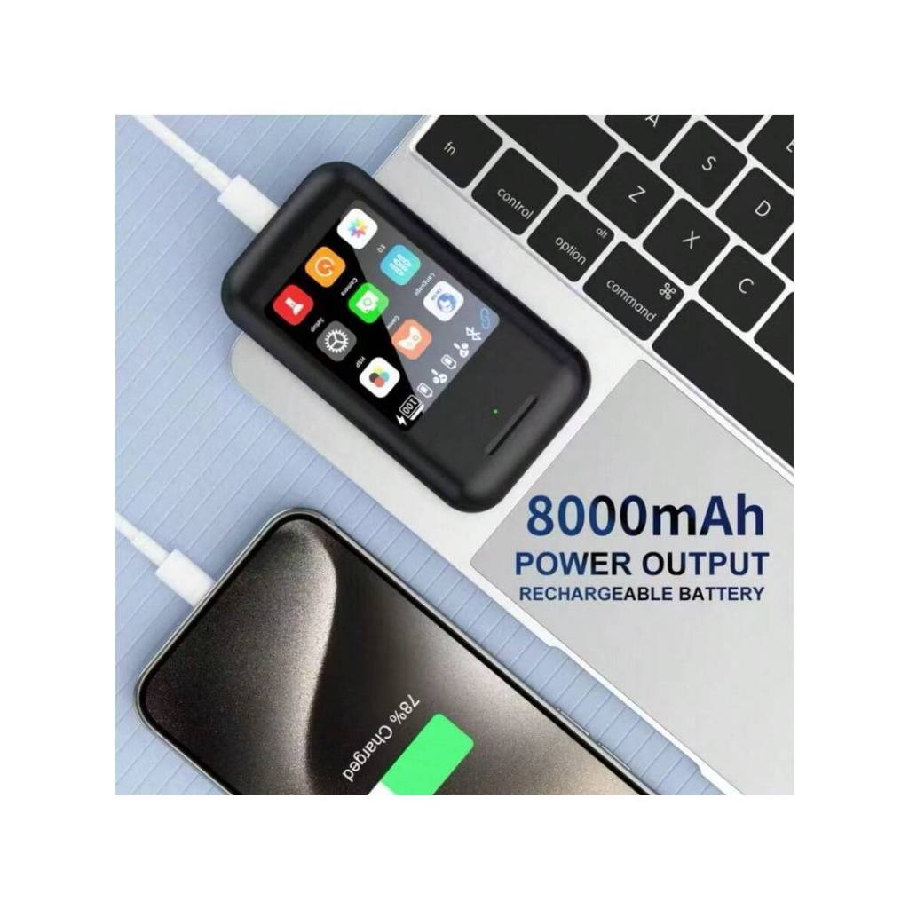 Fone de ouvido Bluetooth sem fio com controle de tela sensível ao toque multifuncional, re...