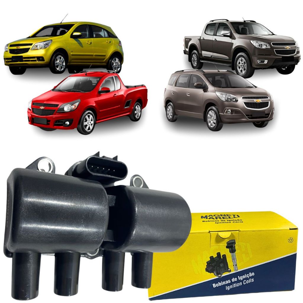 Bobina Magneti Marelli Gm Cobalt Montana Agile Spin S10 Flex - Spare Parts and Accessories for Vehicles