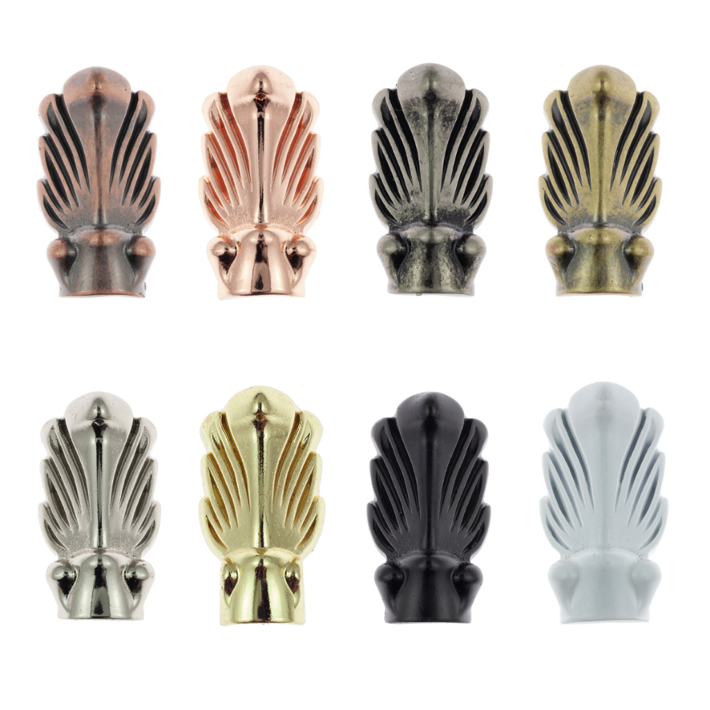Kit 4 Pezinho Pequeno De Metal Águia Decoração Artesanato + Parafusos Caixa Bandeja Baú MDF