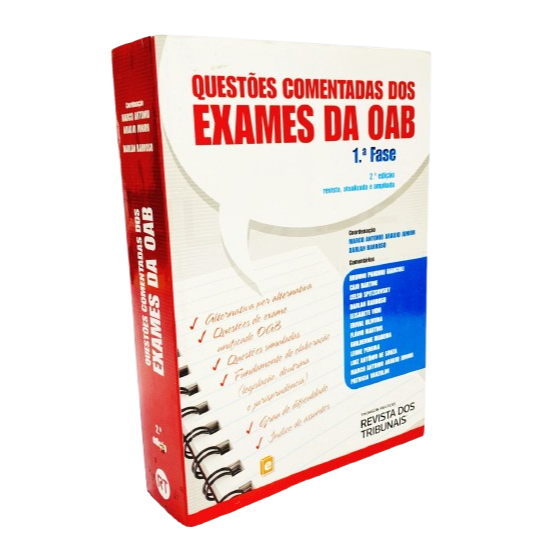 Livro Questôes Comentadas Dos Exames Oab 1° Fase 2° Edição