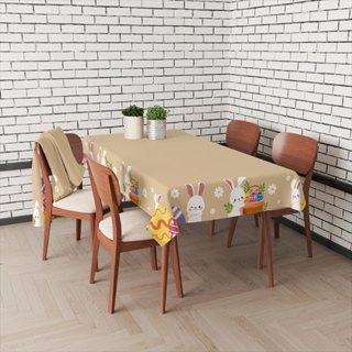 Toalha de Mesa Páscoa Retangular Serve para 4 e 6 Lugares 03 em Oferta na Shopee