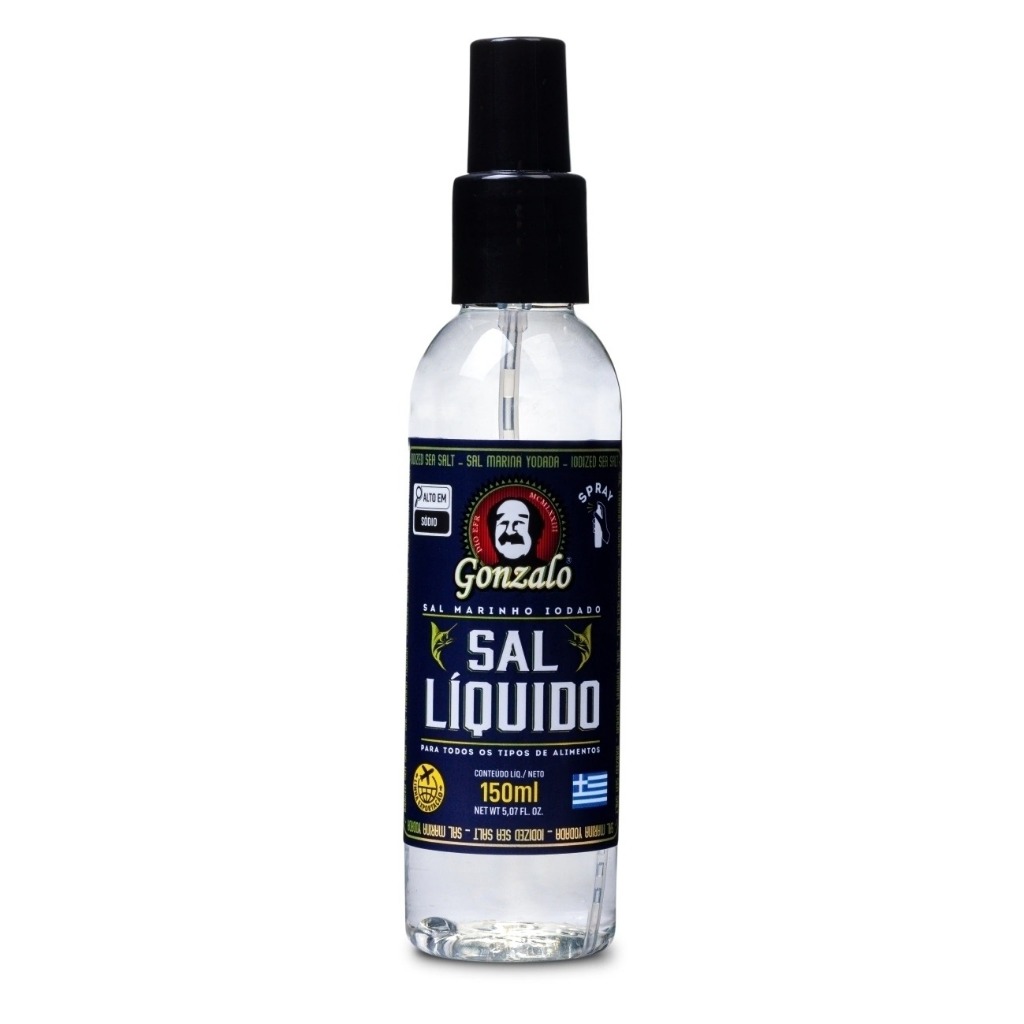 Sal Líquido Spray 150ml Gonzalo Ideal Para Pipoca Saladas Temperos