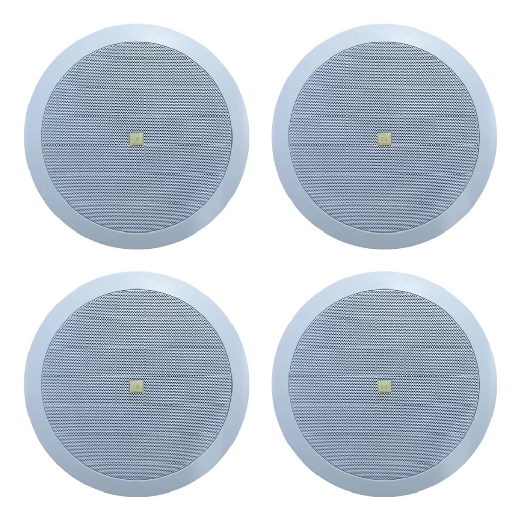 Kit 4 Caixas Arandela JBL 6FR2R 25w Redonda Embutir Caixa Som Ambiente Teto Gesso Parede Selenium em Oferta na Shopee