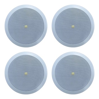 Kit 4 Caixas Arandela JBL 6FR2R 25w Redonda Embutir Caixa Som Ambiente Teto Gesso Parede Selenium em Oferta na Shopee