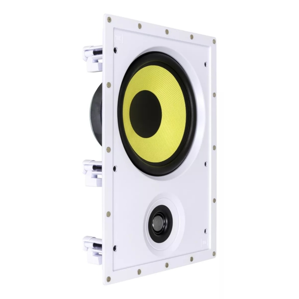 Caixa Embutir JBL CI8R Plus Retangular 200w 8" Kevlar Ci 8R Arandela Som Ambiente Gesso Teto - Audio