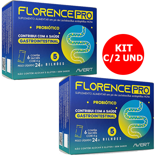KIT C/2 FLORENCE PRO 5BI C/6 SACHES PROBIOTICO