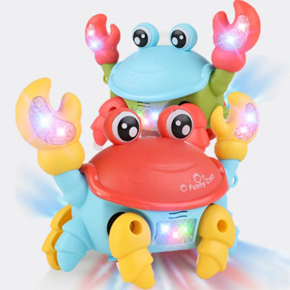 Brinquedo Caranguejo Fujão Siri Musical Som Luz e Movimento Infantil Para Bebês Para Desenvolvimento em Oferta na Shopee
