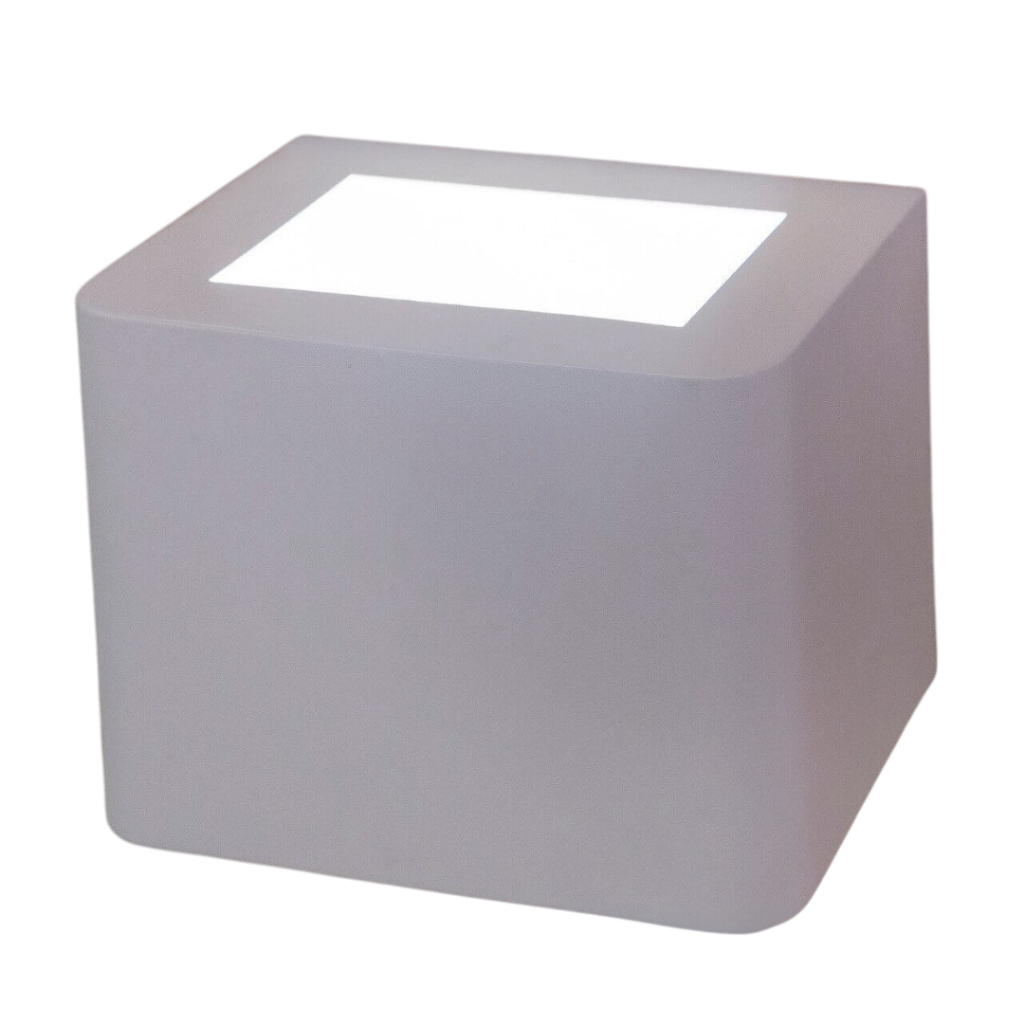 Arandela de Parede Externa Alumínio 12x12x16cm 2xG9 D&D Iluminação Branco