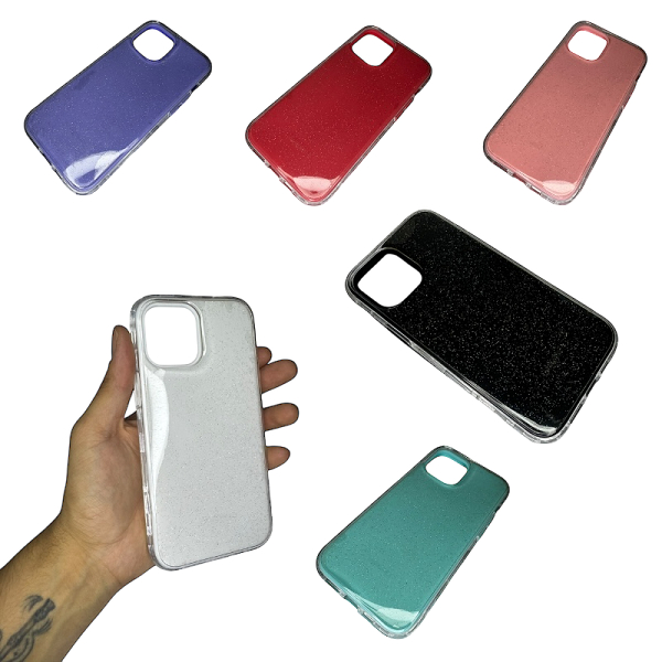 Capinha Case Capa Iphone CP12PMG Capinha Iphone 12 Pro Max Glitter Cores Proteção Segura