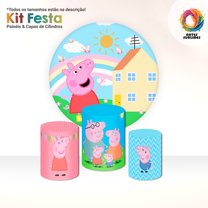 Capa de Painel Peppa Pig C/Painel 1,50x1,50R1