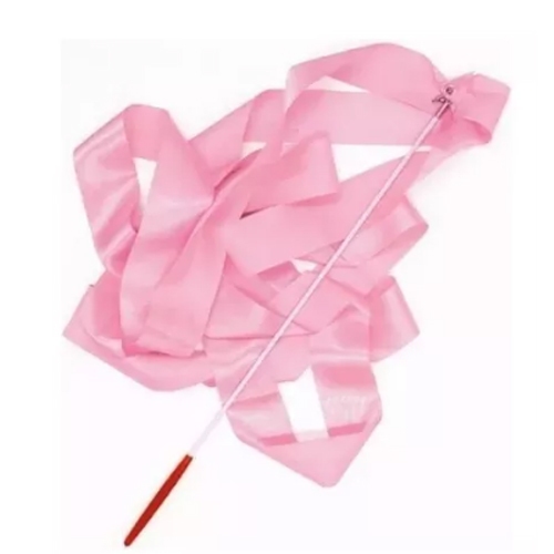 Fita De Ginastica Ritmica De Apresentação 4mt Rosa CLARO com estilete em Oferta na Shopee