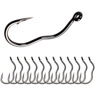 AUTO FLIP Anzol de Pesca Pancing Automático Anti-Running com Barba  e Aço Carbono