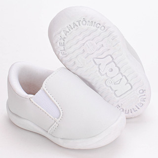 Tênis Infantil Casual Kidy Colors Calce Fácil Branco Batizado Baby Unissex Confortável em Oferta na Shopee