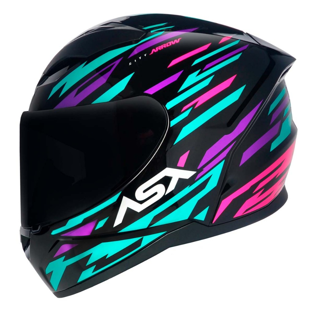 Capacete Feminino ASX City Arrow Brilho