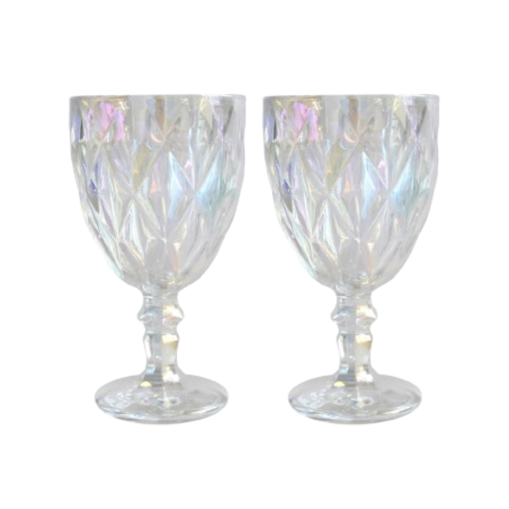 Kit Taça de Vidro Colorful - 2 unidades de 315 mL