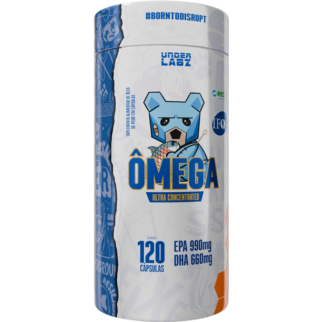 Omega 3 Ultra Concentrado 120cáps Under Labz Selos Ifos Meg-3 em Oferta na Shopee