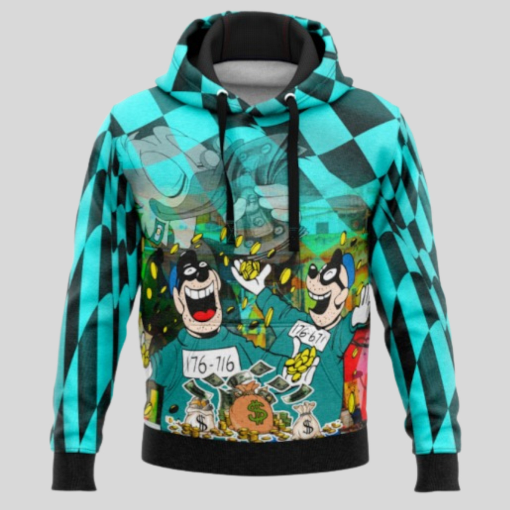 Blusa de frio Moletom De Quebrada Time Irmãos Metralha Blusão Estampado Agasalho Estiloso
