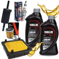 Kit Revisão Lander 250 2016-2025 Troca Óleo Yamalube 10w40 Filtros + Vela Iridium