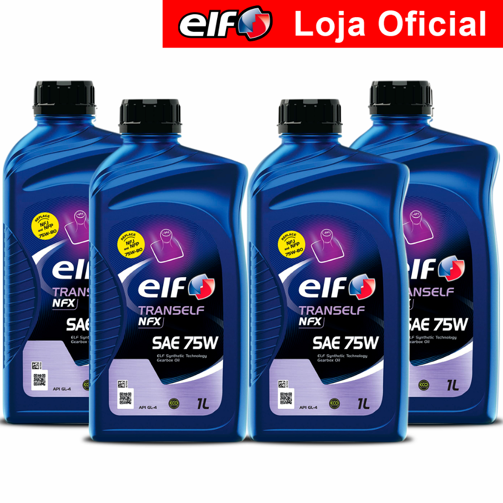 Kit 4x Óleo De Câmbio Manual Tranself Nfx Sae 75w - Spare Parts and Accessories for Vehicles