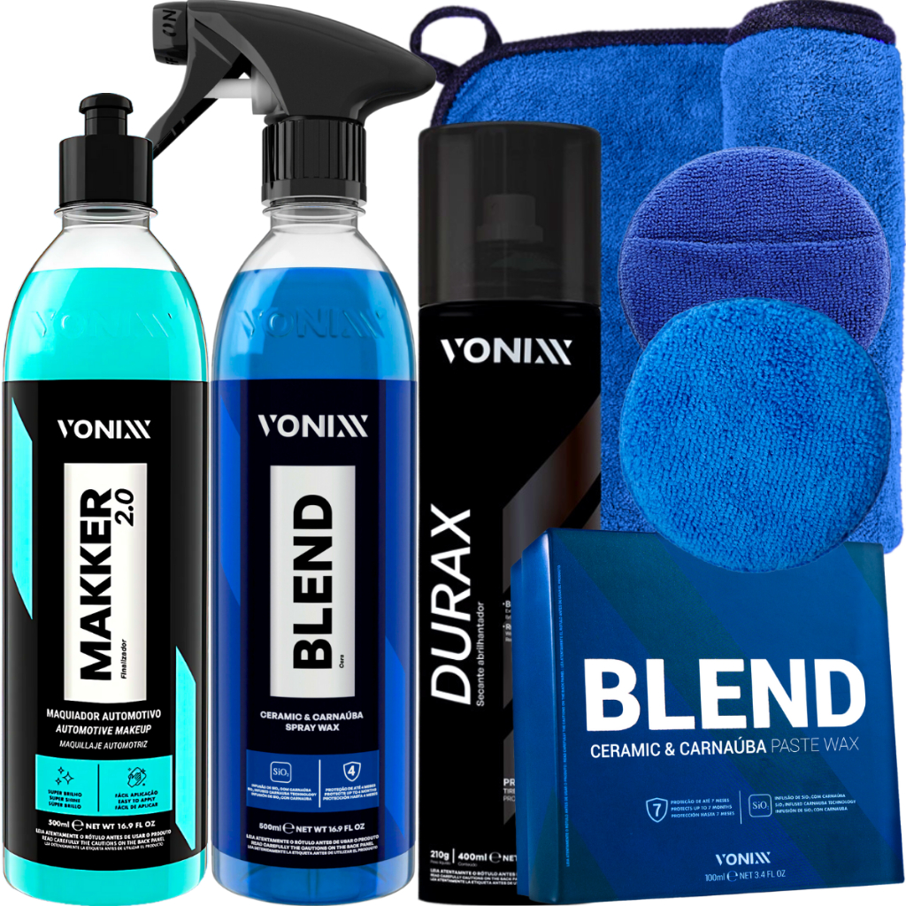 Kit Pintura Vonixx Blend Pasta Cera Vitrificadora Durax Pretinho Spray Makker 2.0 Renovador Pintura em Oferta na Shopee