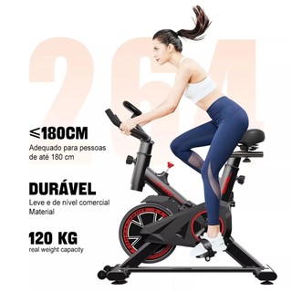 Bicicleta Bike Ergometrica Spinning Academia Fitness Profissional 120kg