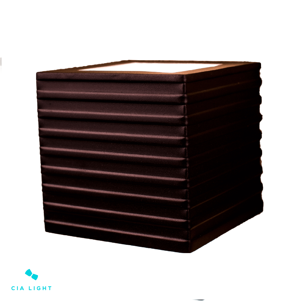 Arandela de Parede Externa Alumínio 12x12x12cm 2xG9 D&D Iluminação Preto