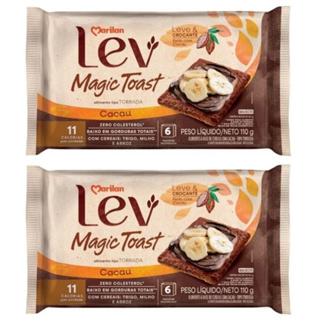 Kit 2 Torrada Marilan Magic Toast Cacau Pacote com 110g em Oferta na Shopee