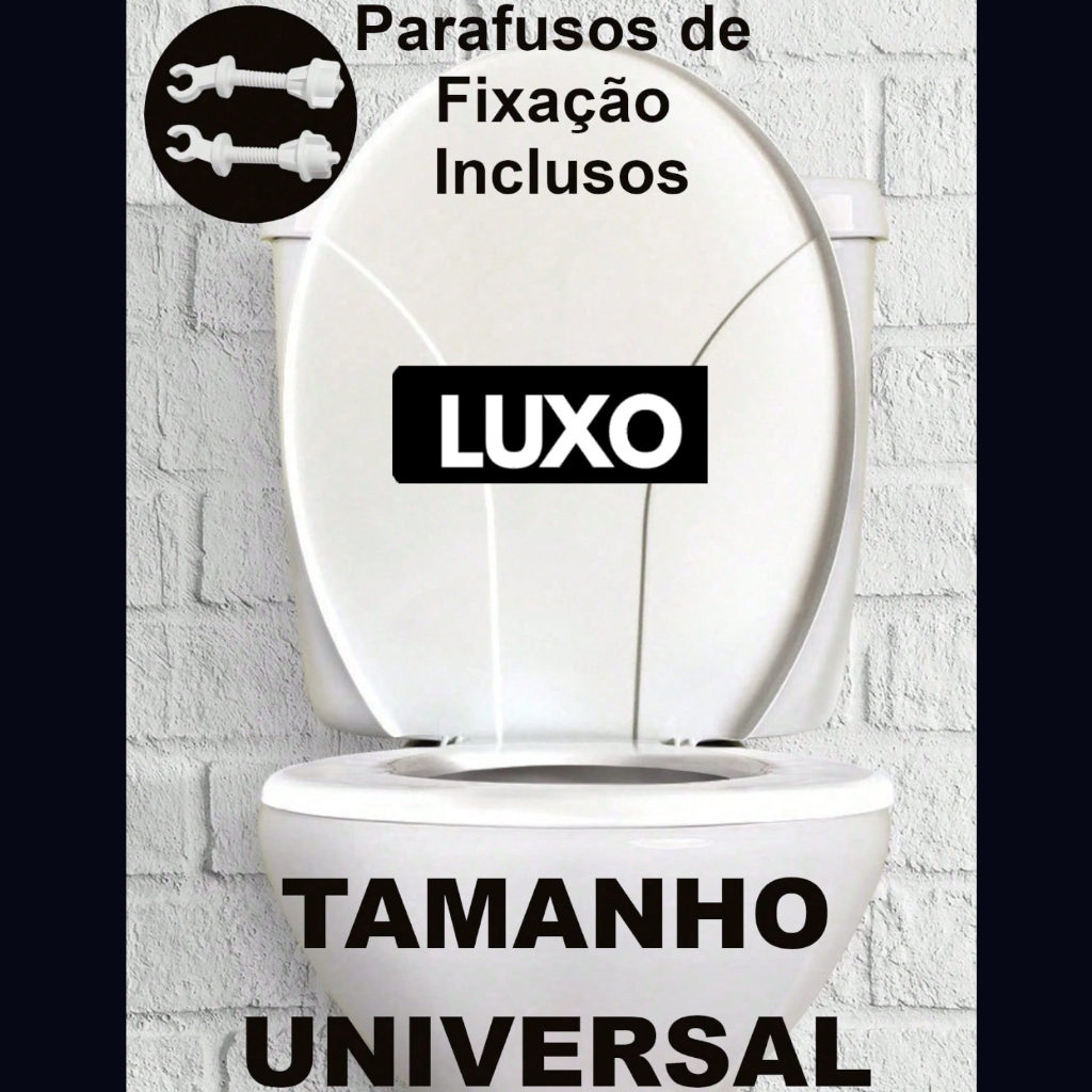 ASSENTO SANITÁRIO TAMPA VASO REDONDO OVAL UNIVERSAL BASICO PLÁSTICO DECA CELITE ICASA LOGASA INCEPA