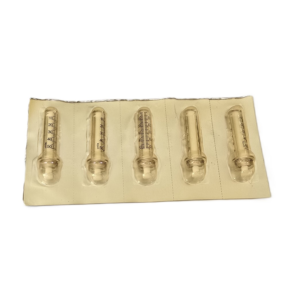 Cinco Ampolas Profissionais 0,5ml Alta Qualidade+++ Hyaluron Para Caneta Pressurizada Press