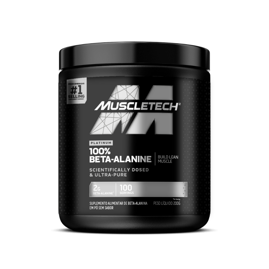 Beta Alanina 200g Pré treino Muscle tech 100% Pura em Oferta na Shopee