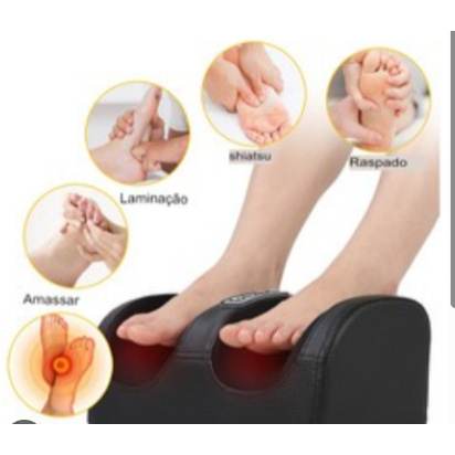 Massageador Elétrico De Pé Massagem Relaxante Terapêutica Anti
