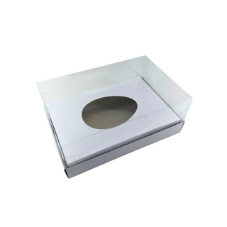 10 Caixas Com Tampa De Acetato Para Ovo De Colher - 250g em Oferta na Shopee