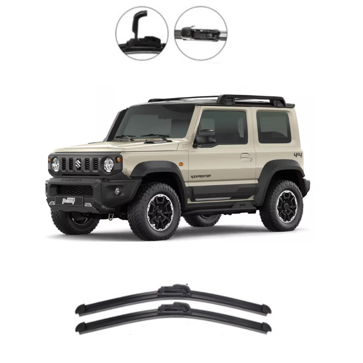 Par Palhetas Limpador Parabrisa Dianteiro Suzuki Jimny Sierra 2018 2019 2020 2021 2022 2023 2024