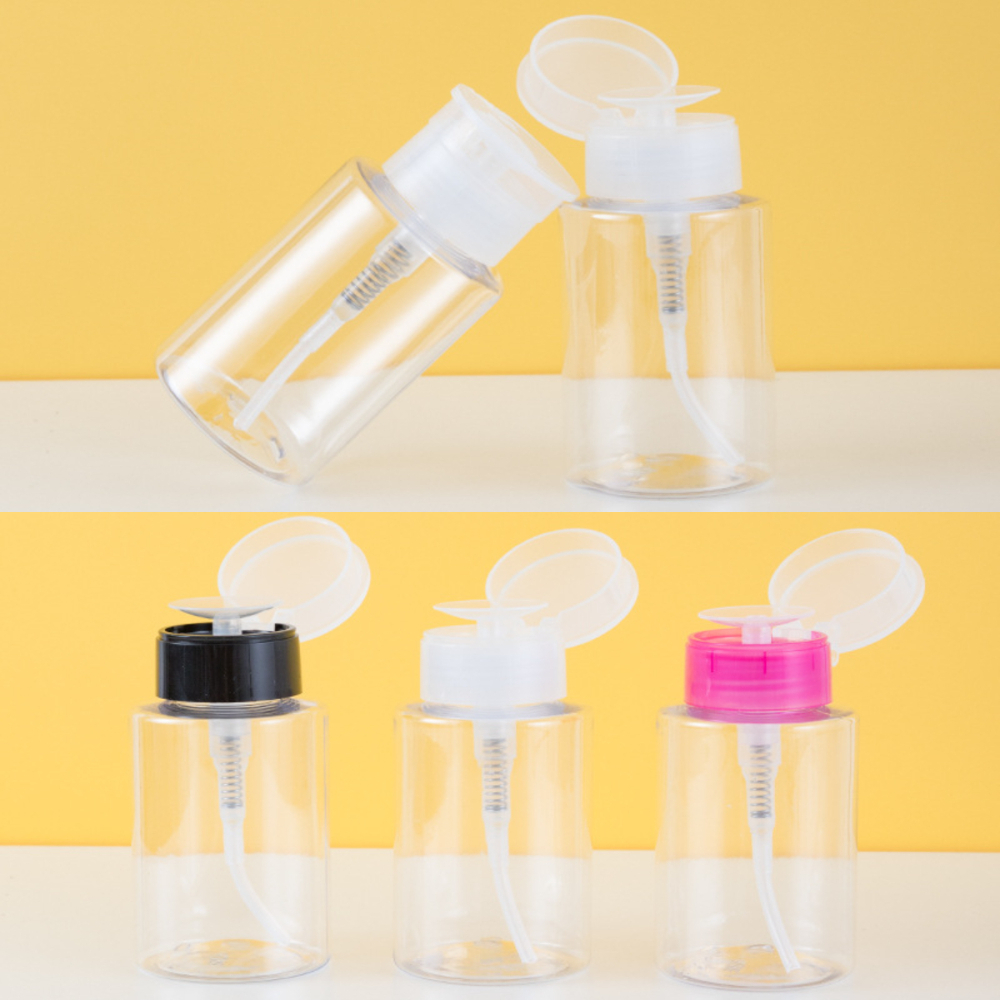 Kit 1/5 Pçs Porta Acetona Manicure Pedicure 100ml Profissional Plastico Resistente em Oferta na Shopee