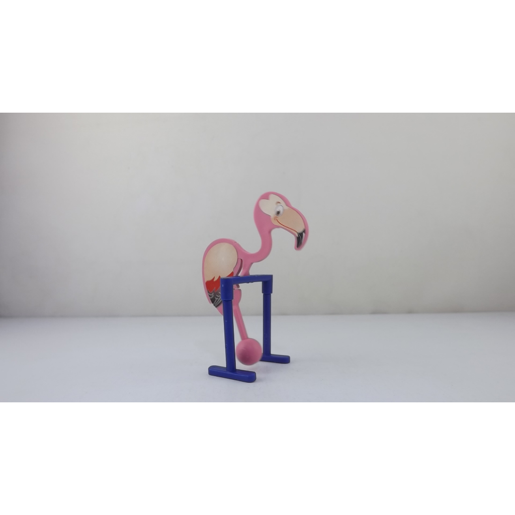 Miniatura Flamingo N° 95 Kinder Ovo Pássaros Balanço 1995