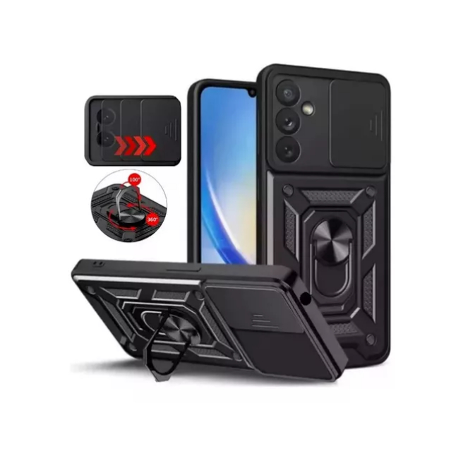 Capa Capinha P/ Samsung Galaxy A25 5g -armadura Ring Luxo