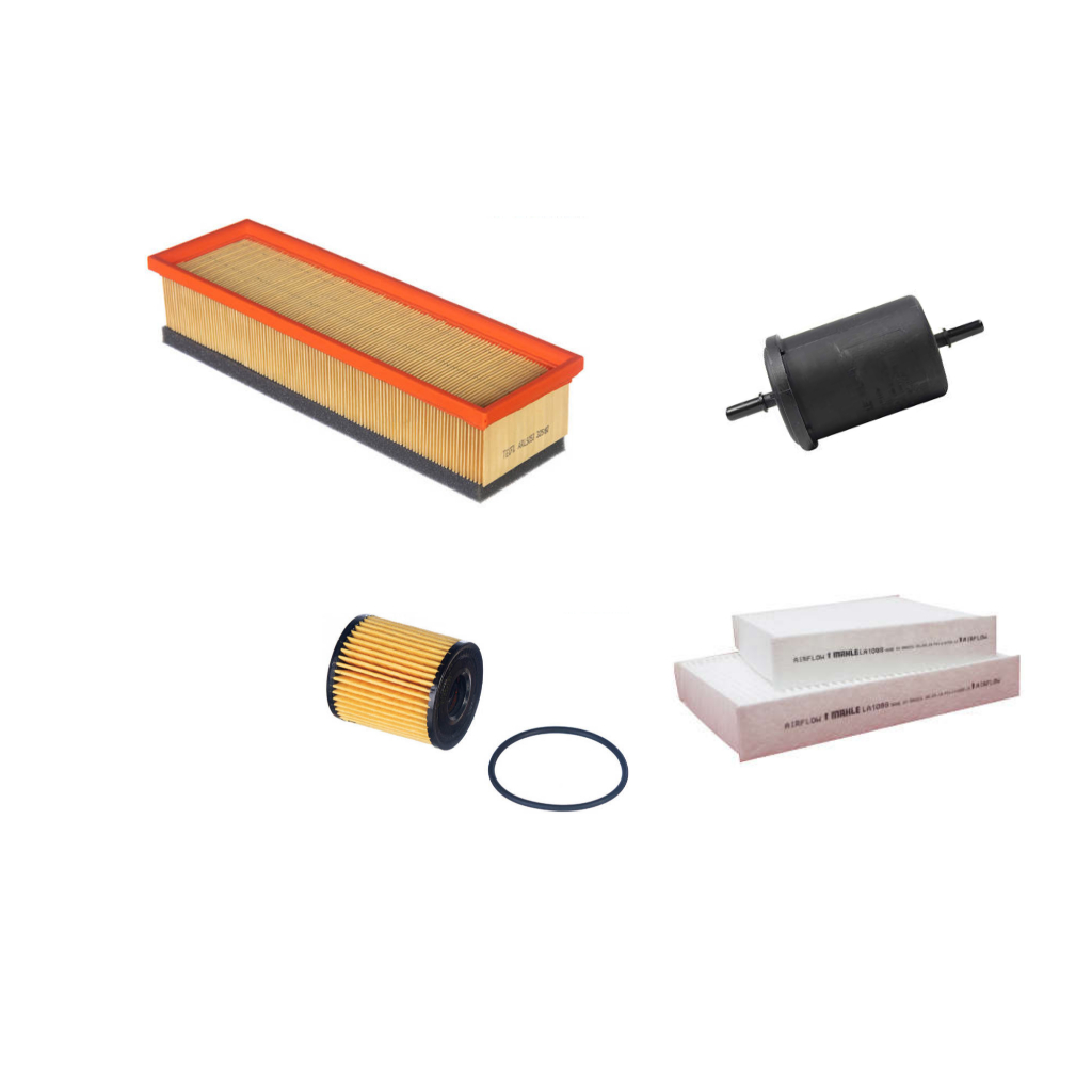 Kit Revisao Citroen C3 1.5 Peugeot 208 1.5 e 1.6 Filtros de Ar Filtro Oleo Cabine e Combustível