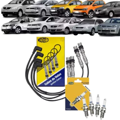 Kit Cabo Velas Vw Gol G4 G5 Fox Golf Polo 1.0 1.6 2001 A 2012