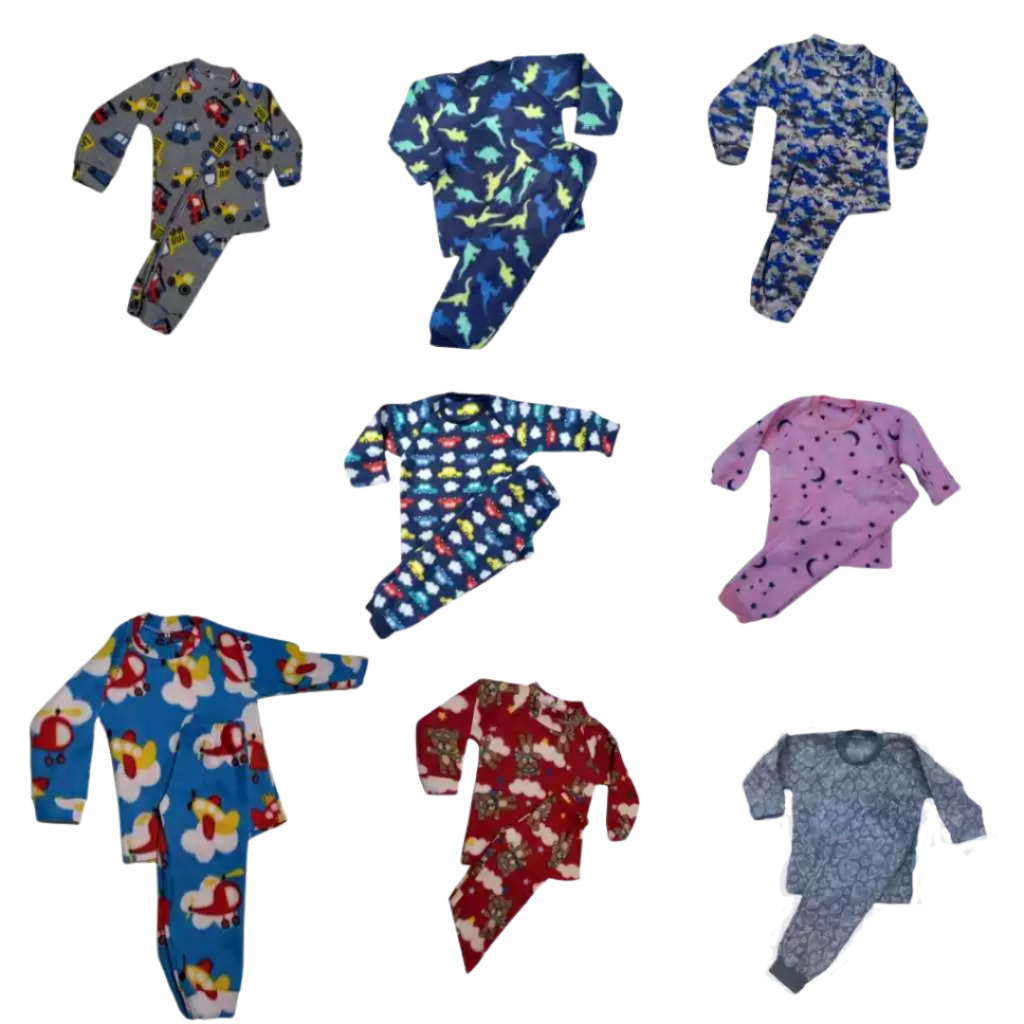 Pijama Quentinho de Soft Infantil Menino e Menina - Estampas Atuais -Sortidos - Promoção