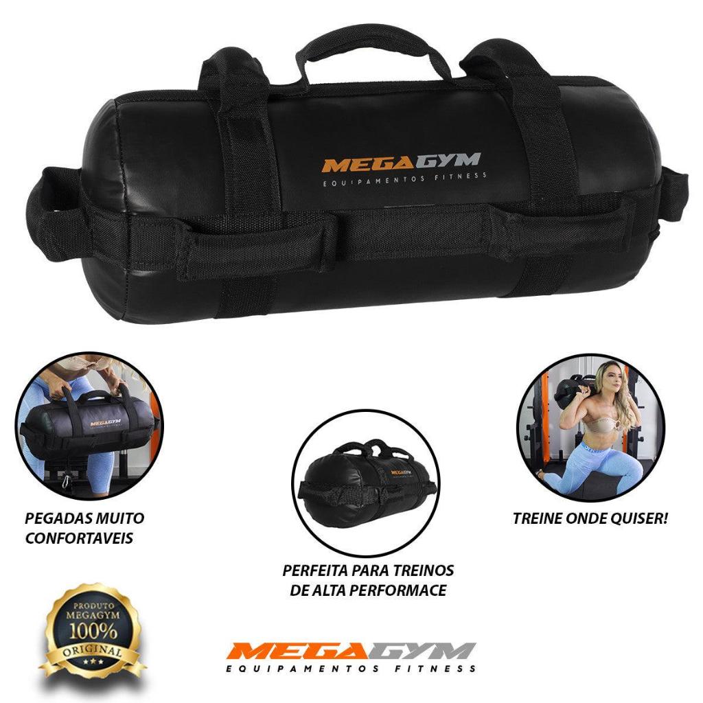 Power Bag Em Couro Saco de Peso Treinamento Funcional Crossfitness · foto 2