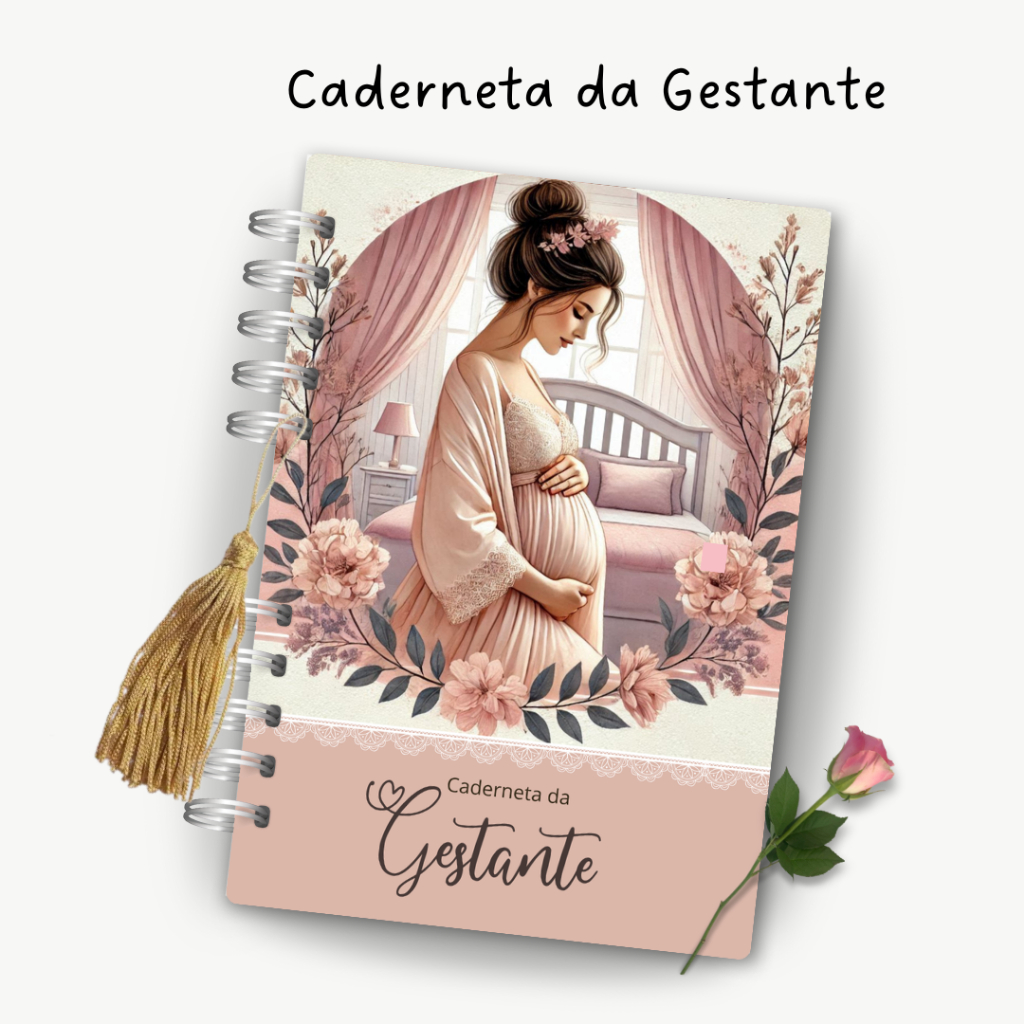 Caderneta da Gestante Luxo, Mamãe, Cuidados na Gestação, Enxoval. em Oferta na Shopee