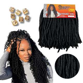 Cabelo Nina African Beuaty Pacotão Crochet Braid 360g gramas 5x1 Faz Cabeça PROMOÇÃO em Oferta na Shopee