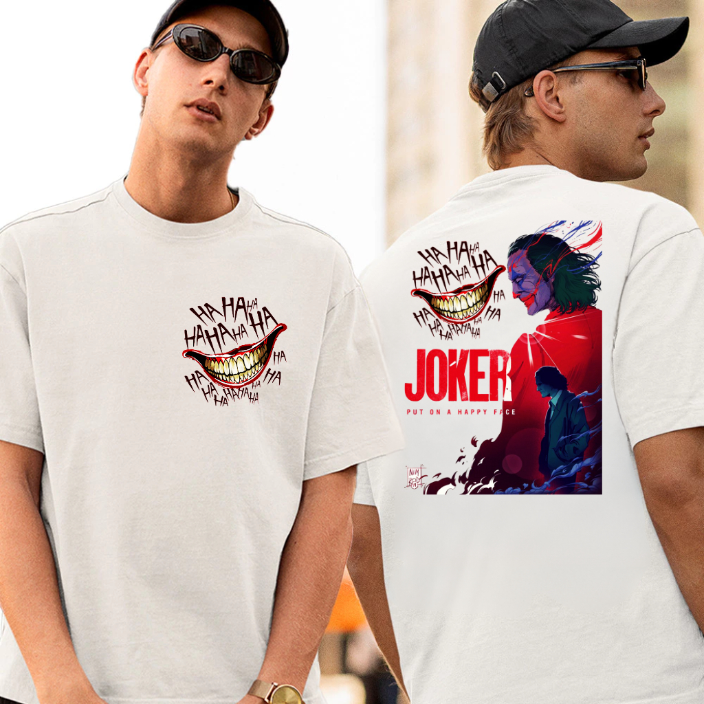 Camisa Camiseta Oversized Premium Streetwear Lançamento Confortável 100% Algodão Coringa Joker