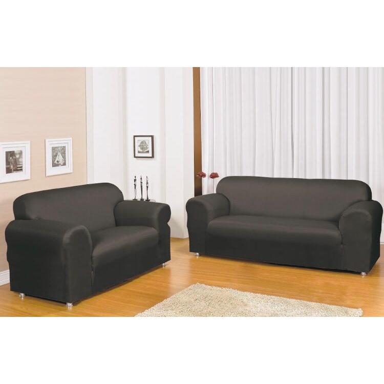CAPA DE SOFA COLADINHA DE 3 E 2 LUGARES