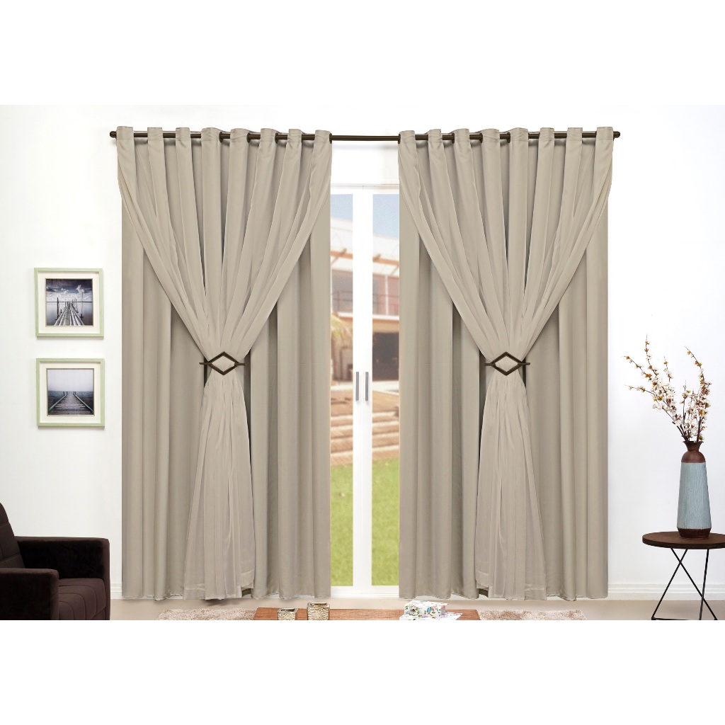 Cortina Blackout Varão Duplo: Onde Comprar | BuscaProdutos