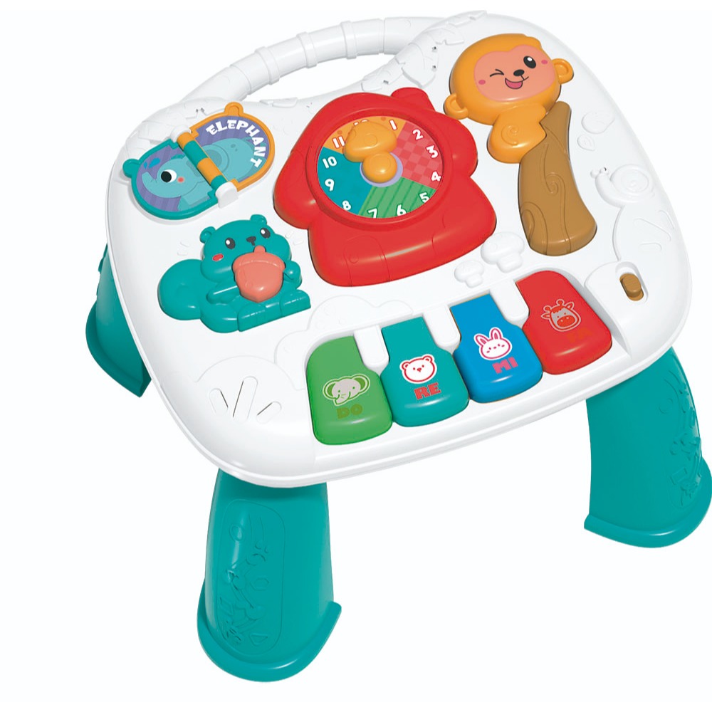 Mesa de Atividades Infantil Musical e Luzes Didática Interativa Divertida - Zippy