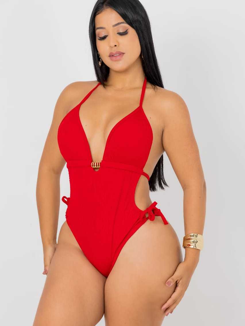 Maiô Anarruga feminino sexy c/bojo moda praia blogueira primavera verão