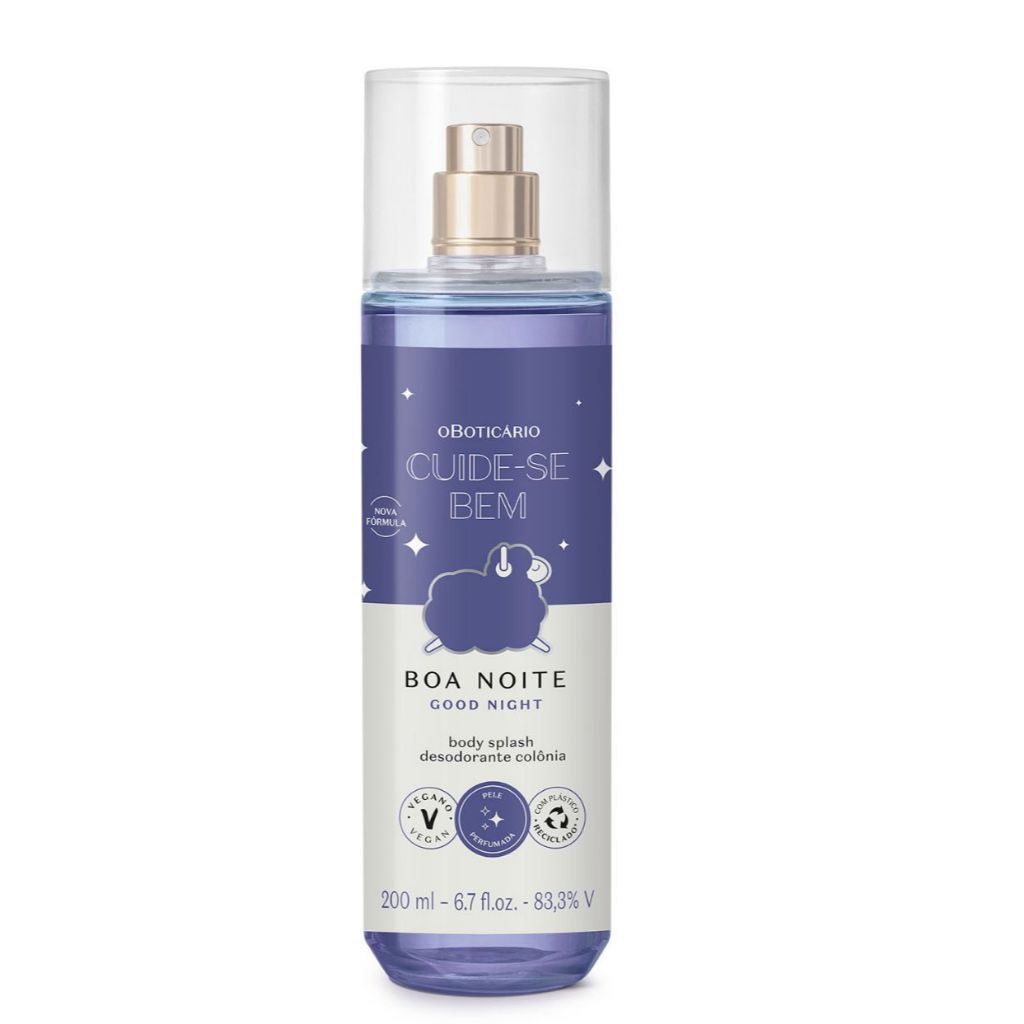 Body Splash Boa Noite Desodorante Colônia O Boticário 200 ML - Promoção